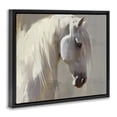 thumbnail image 2 of Stupell Industries Transitional White Moon Horse Black Floating Frame Canvas Art, 21 x 17, by Svetlana Aleynikova, 2 of 8