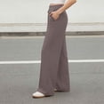 thumbnail image 6 of Enjoytime Dress Pants Women High Waisted Straight Wide Leg Trousers Trendy Work Business Casual Pants, 6 of 7