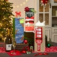 thumbnail image 4 of Set of 3 Heavyweight Bottle Gift Bags - Santa, 4 of 5