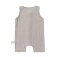 thumbnail image 5 of MICHLEY Cotton Baby Sleeveless Romper, Unisex Summer Jumpsuit Outfit for Infant Toddler Boys Girls, 0-24 Months, 5 of 9