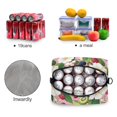 thumbnail image 4 of FORMRS Reusable Lunch Bag for Work School Leakproof Insulated Cooler with Adjustable Shoulder Strap, Pink Raspberries, 4 of 6