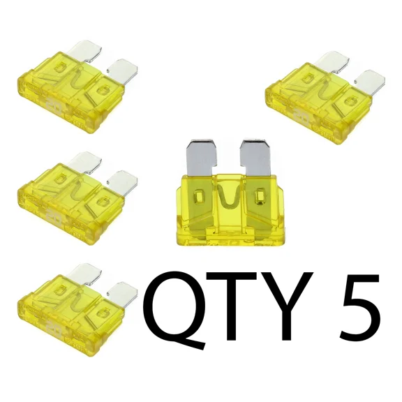 KNACK- (5) 20 Amp Atc Fuse By Voodoo Car Audio For Fuse Holder Qty 5