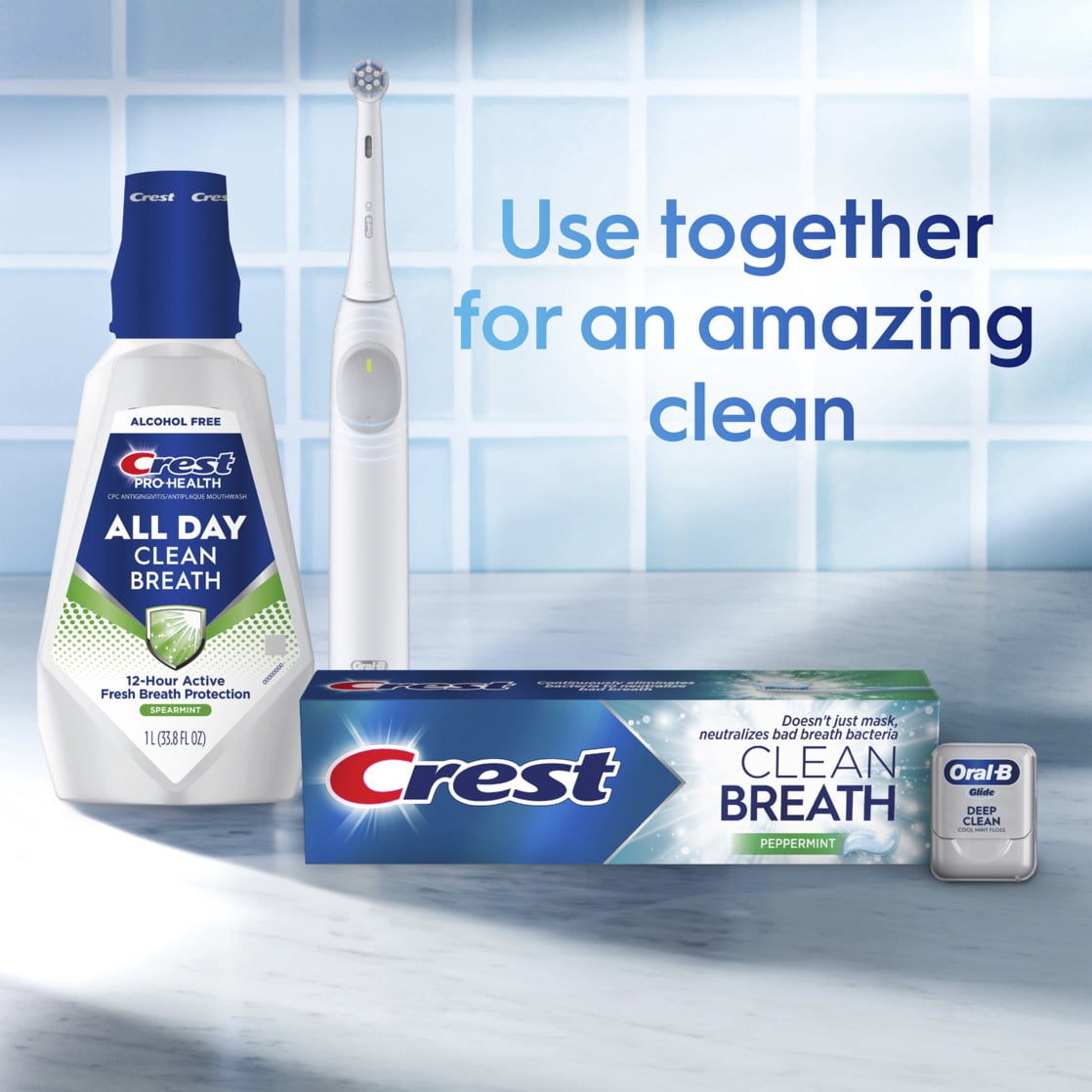 (2 pack) Crest Toothpaste Clean Breath Peppermint 4.6oz - Neutralizes Bad Breath, Antibacterial Protection, Fights Cavities, Freshens Breath, Gently Whitens