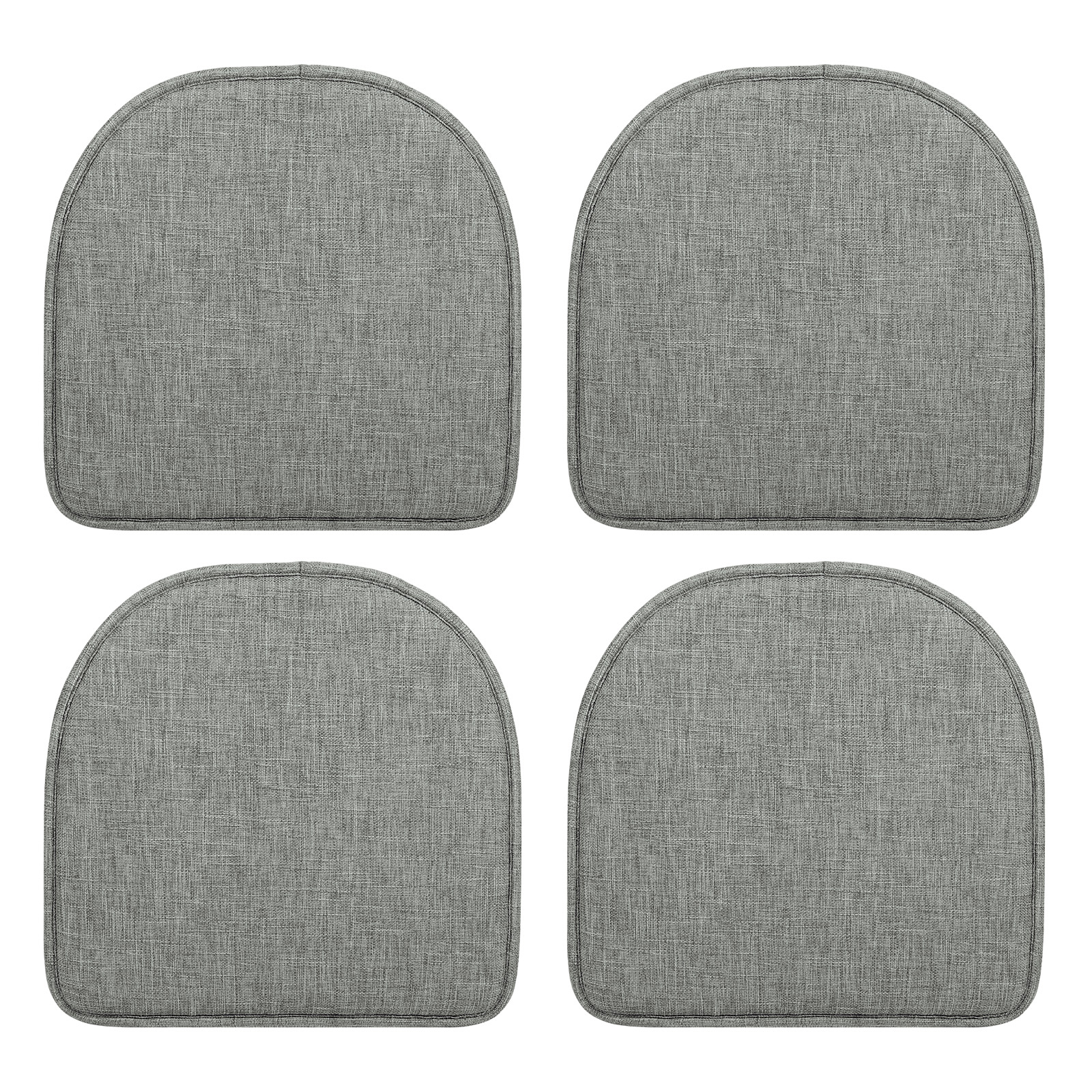 Shinnwa Chair Cushions Set of 4 U Shaped Non Slip Textured Chair Pads