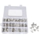 thumbnail image 1 of Kit surtido de 520 tornillos y tuercas de acero inoxidable con cabeza hexagonal y arandelas planas, métricos M3, M4, M5 y M6., 1 of 14