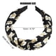 thumbnail image 4 of Diademas anudadas con patrón de leopardo, diadema para mujer, aro para el pelo, negro, 4 of 7