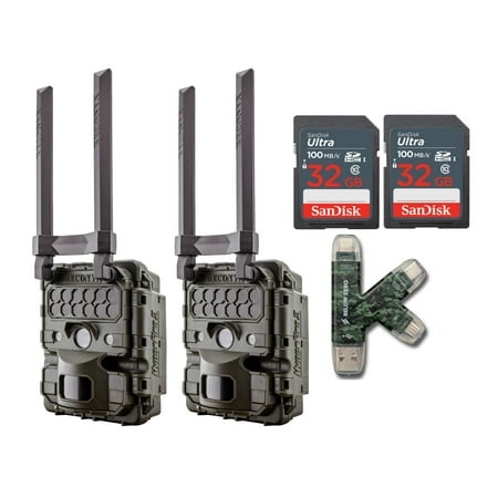 Reconyx HyperFire2 Cellular Covert Camera (2-Pack) with SD Card (2-Pack) Bundle