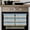 Sea blue, khaki, light blue, variant on Blue Khaki Striped Kitchen Towels Set of 2, Water Absorbent Dish Towel, Farmhouse Stripes Modern Abstract Art Decorative Hand Towels - Quick Drying Cloth for Cooking Baking, 18x28 Inch