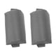 thumbnail image 1 of Juego de 2 cojines reclinables de esponja transpirables para sillas de jardín y ocio. Gris, 1 of 3
