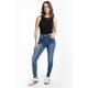 thumbnail image 2 of Jeans skinny con deslaves Juvenil, 6695 (Mezclilla tono medio) azul 1, 2 of 4