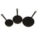 thumbnail image 4 of Sartén de casa de muñecas de 3 piezas de sartén negra en miniatura, olla de cocina, accesorio de cocina para casa de Magideal Sartén de casa de muñecas, 4 of 7