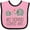 Pink and Black, variant on Inktastic My Nonno Loves Me Grandson Boys or Girls Baby Bib