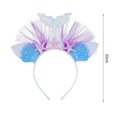 thumbnail image 5 of GROFRY Decorative Head Band Practical Faux Leather Mermaid Tail Exquisite Hairhoop Headband for Home, 5 of 8