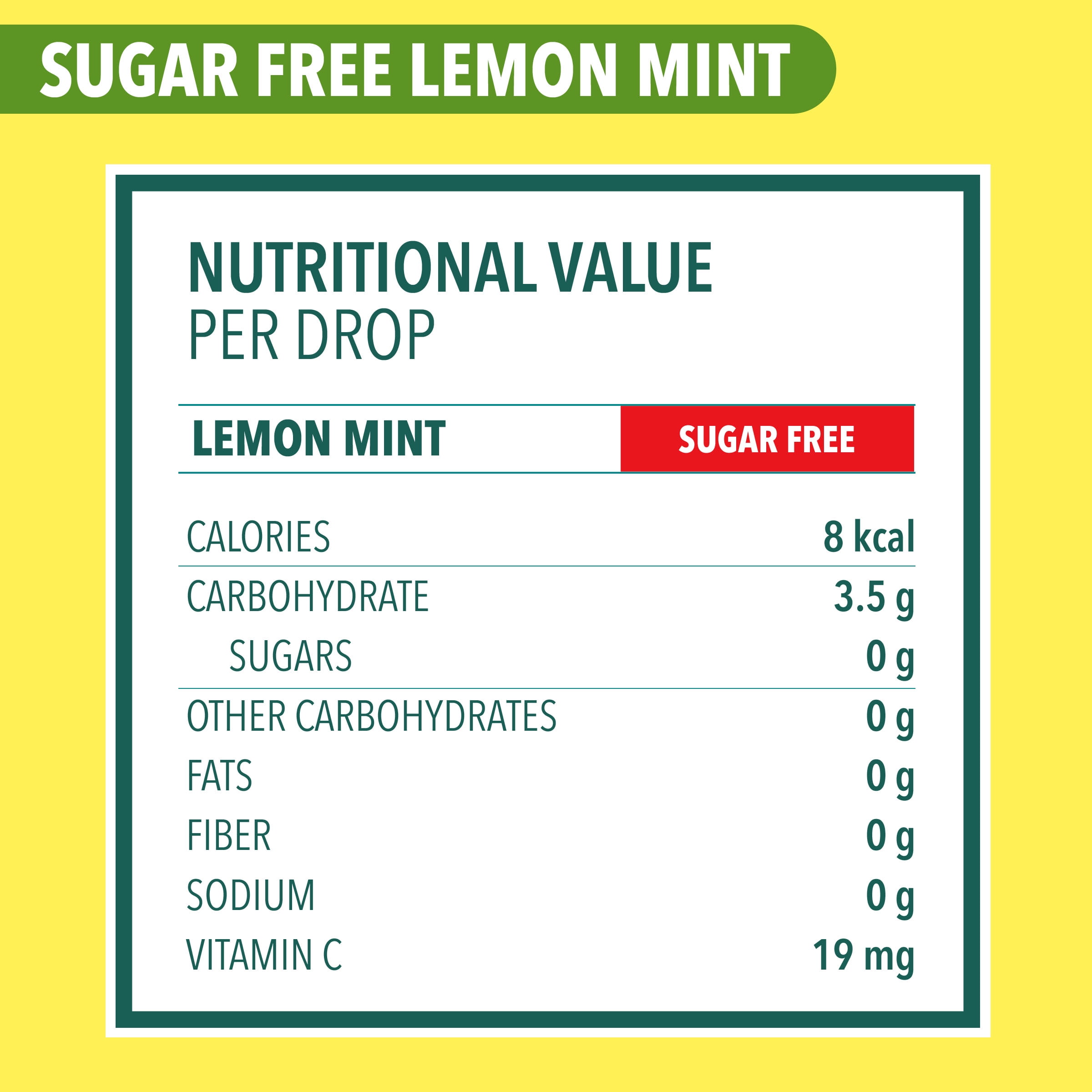 Ricola Sugar Free Lemon Mint 2-Pack 18ct Box