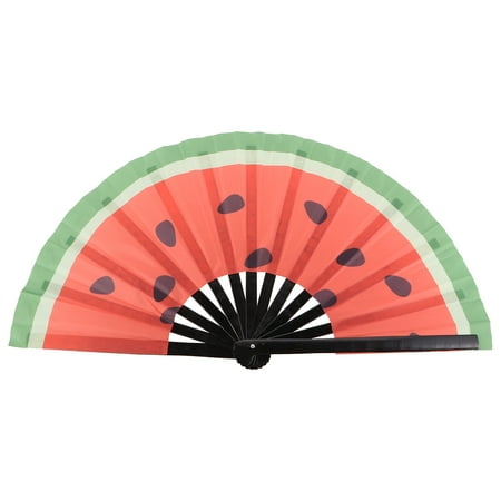 

Tinksky 1pc Japanese Style Watermelon Fan Decorative Handheld Foldable Fan Decor