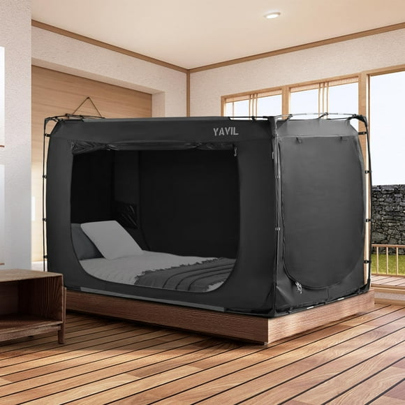 Carpa para Cama YAVIL Talla Completa Portátil con Oscurecimiento