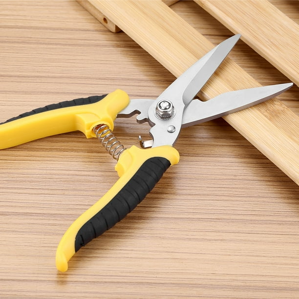 8" Stainless Steel Pruning Shears Cutter Home Gardening Plant Scissor