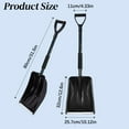 thumbnail image 3 of Gnwei Snow Shovel for Driveway Home Garage Snow Removal with D-Grip Handle Aluminum Strip 31.5 inch Long Large Capacity Shovel for Garden Car Camping Outdoor, 3 of 4