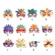 thumbnail image 5 of Cateissary Marco de anteojos de plumas de colores DIY, Color brillante, fiestas temáticas de carnaval, disfraces, suministros para fiestas, gafas Kits de decoración para fiestas Amarillo naranja, 5 of 6