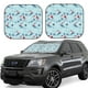 thumbnail image 1 of Balery Sailboats Anchors Parasol para parabrisas de coche de 2 piezas | Parasol plegable para parabrisas delantero de coche para la mayoría de sedanes-Medium, 1 of 6