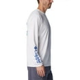 thumbnail image 3 of Columbia Men's PFG Terminal Tackle Bait Jumper Long Sleeve Shirt (White, Small, S), 3 of 5