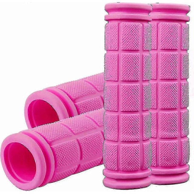 5pcs Bike Handle Grips, Kids Non-slip-rubber Bicycle Handlebar Grips, Specialized Replacement Bike Grips
