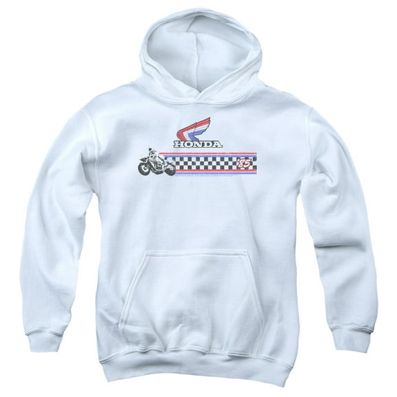 Honda - 1985 Red White Blue - Youth Hooded Sweatshirt - X-Large