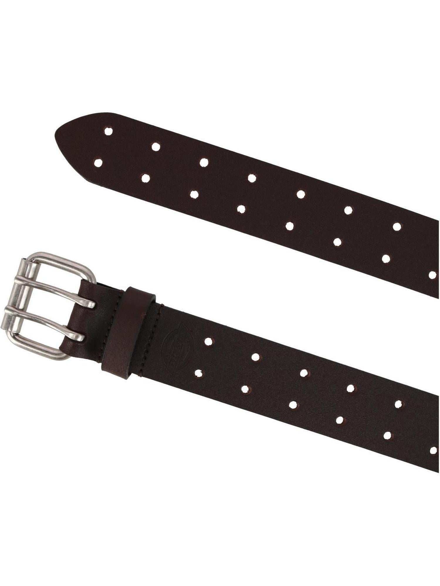 Big & Tall Leather Double Prong Belt - US