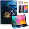 thumbnail image 1 of New Galaxy Tab A 10.1 2019 Case, Dteck Lightweight Folio Flip Stand Case Cover with Card Slots For Samsung Galaxy Tab A 10.1 inch Tablet [SM-T510/T515], 22# Painting Owl, 1 of 7
