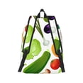 thumbnail image 3 of Daiia Vegetables2 Vintage Canvas Backpack for Men and Women ,Hiking Backpack,Travel Laptop Bag for School,Large Capacity Backpack, 3 of 8