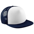 thumbnail image 1 of Beechfield Junior Vintage Snapback Mesh Trucker Cap / Headwear, 1 of 3