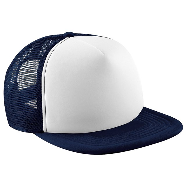 Beechfield Junior Vintage Snapback Mesh Trucker Cap / Headwear