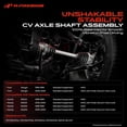 thumbnail image 2 of A-Premium CV Axle Shaft Assembly Compatible with Ford Ranger 1996-2000 Mazda B3000 B4000 1998-2000 Front Left Driver Side, 2 of 10
