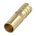 thumbnail image 2 of Brass Straight Hose Pipe Fitting Equal Barb 6, 8, 10, 12Mm Gas Copper Barbed Coupler Connector Reducing Reducer Adapter Parts, 2 of 9