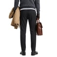 thumbnail image 3 of Men's Fleece Lined Dress Pants Winter Warm Thermal Business Casual Chinos Stretchy Cotton Work Trousers (Black, Navy, Grey, Khaki), 3 of 11