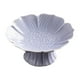 thumbnail image 3 of Cuenco de cerámica con base para encimera de cocina, cuenco decorativo, bandeja para frutas de estilo rústico. púrpura, 3 of 9