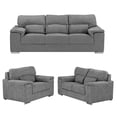 thumbnail image 1 of Sala 3-2-1 TRINITY Kaizen (Sofa, Love y Sillon) Gris Oscuro para Sala, 1 of 8