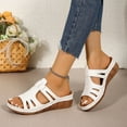 thumbnail image 5 of WIZUTIZ Shower Slippers for Women Soft Trendy Lightweight Womens House Shoes Summer Slide Sandals Wedge Sandals Sandals Beach Sandals Indoor Non-Slip Slippers Mom Birthday Gifts, 5 of 6