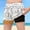 White, variant on ITSAME Boys Beach Shorts, with Compression Liner Quick-Dry Elastic Waist Kids Athletic Swim Trunks White Size 14-15