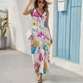 thumbnail image 6 of Flamingo Pattern King Size Sleeveless Dress Dresses Summer Women Dresses Clothing Woman Dresses Dress, 6 of 7