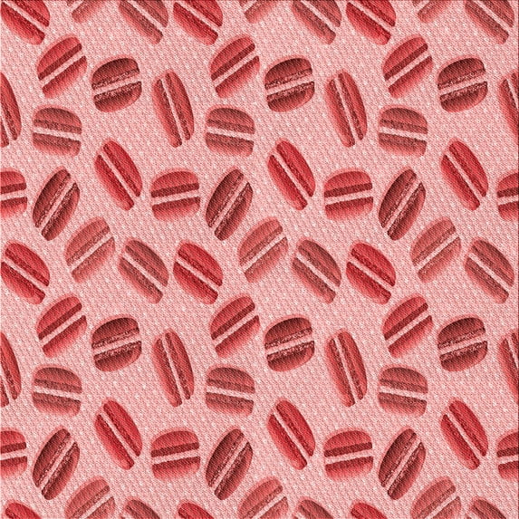 Ahgly Company Machine Washable Indoor Square Transitional Pastel Pink Area Rugs, 4' Square