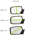 thumbnail image 5 of Burco 4123 Driver Side Flat Replacement Mirror Glass for Dodge Caliber, 5 of 6