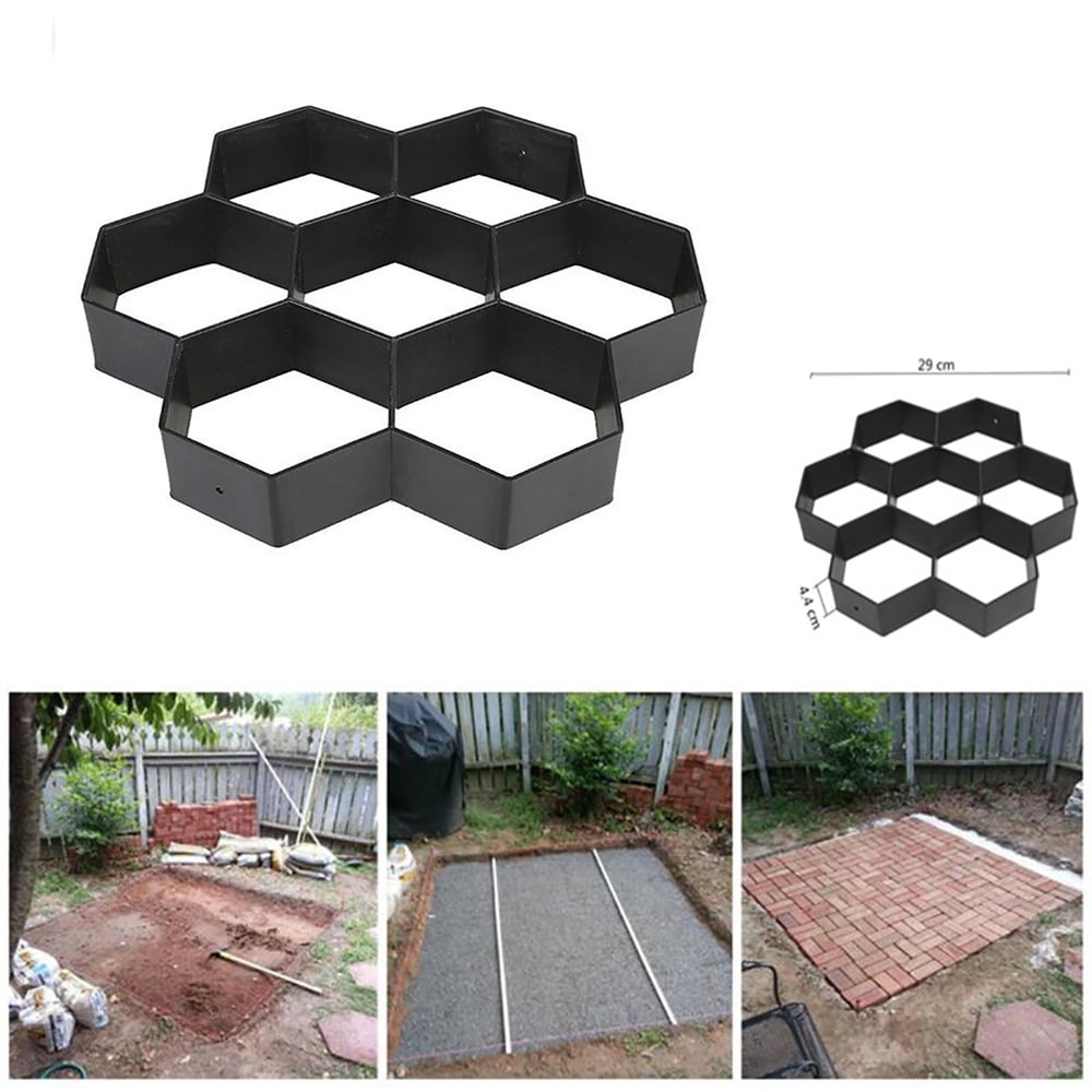 DIY Path Maker Mold,Driveway Pathmate Stone Mold Paving Concrete Stepping Stone Mould Pavement