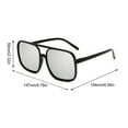 thumbnail image 4 of Sonducket Gafas ópticas Gafas con montura negra Protección de moda Accesorios de ropa de marco grande para protección de ojos Lentes Mercurio bordeado de negro, 4 of 6