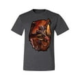 thumbnail image 2 of Wild Bobby, Enraged Angry Flying Dragon, Pop Culture, Men Graphic Tees, Heather Black, 4XL, 2 of 3
