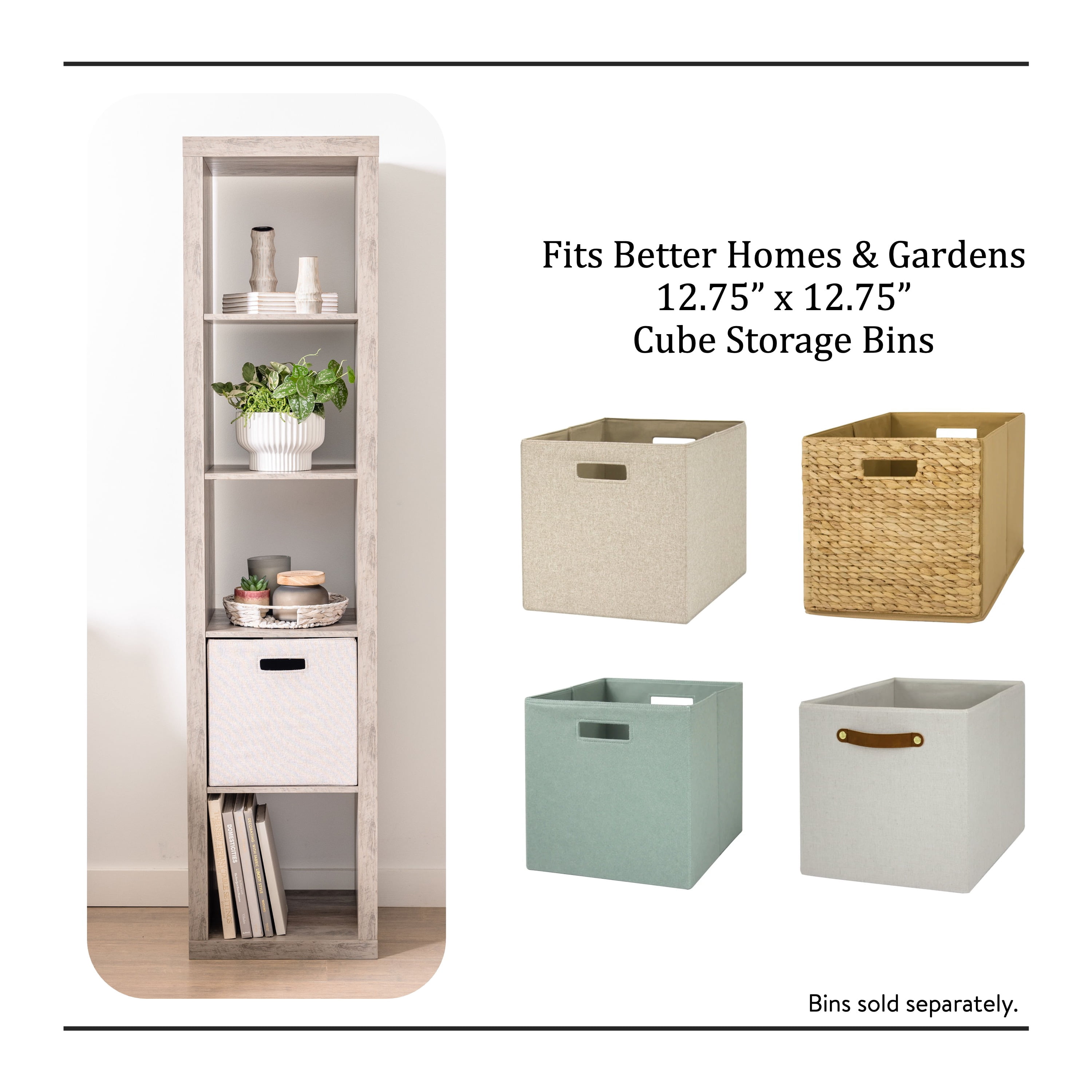 Better Homes & Gardens 5 Cube Vertical Storage Organizer