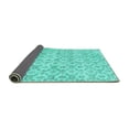 thumbnail image 2 of Ahgly Company Indoor Rectangle Persian Turquoise Blue Traditional Area Rugs, 5' x 8', 2 of 4