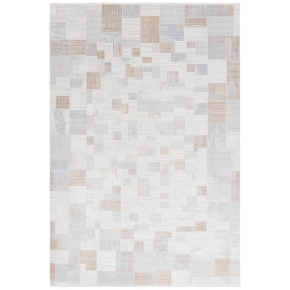 SAFAVIEH Signature Valentina Geometric Area Rug, Grey/Blue, 8' x 10'