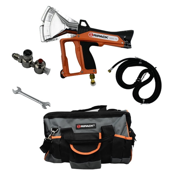 Ripack 3000 Heat Gun Kit - Heat Gun, Case & Pressure Regulator