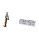 thumbnail image 5 of Elegante escultura de dama africana con reloj digital para decoración moderna del hogar, hotel u oficina. Incluye funciones de hora, temperatura y hum, 5 of 8